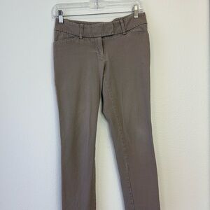 Chic Women's Brown Straight Leg Pants